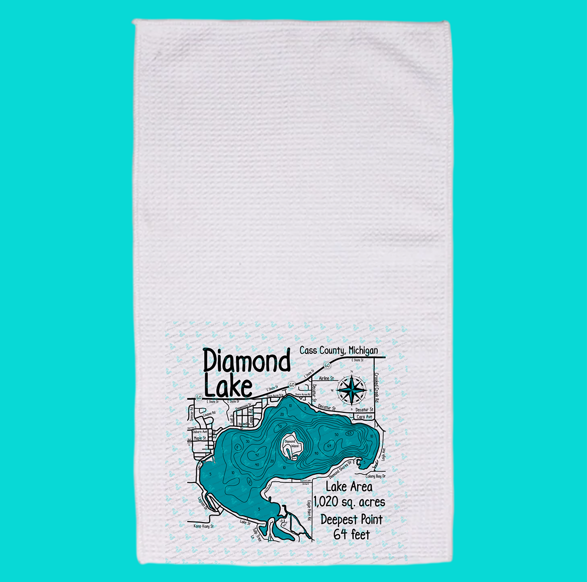 Diamond Lake Dish Towel