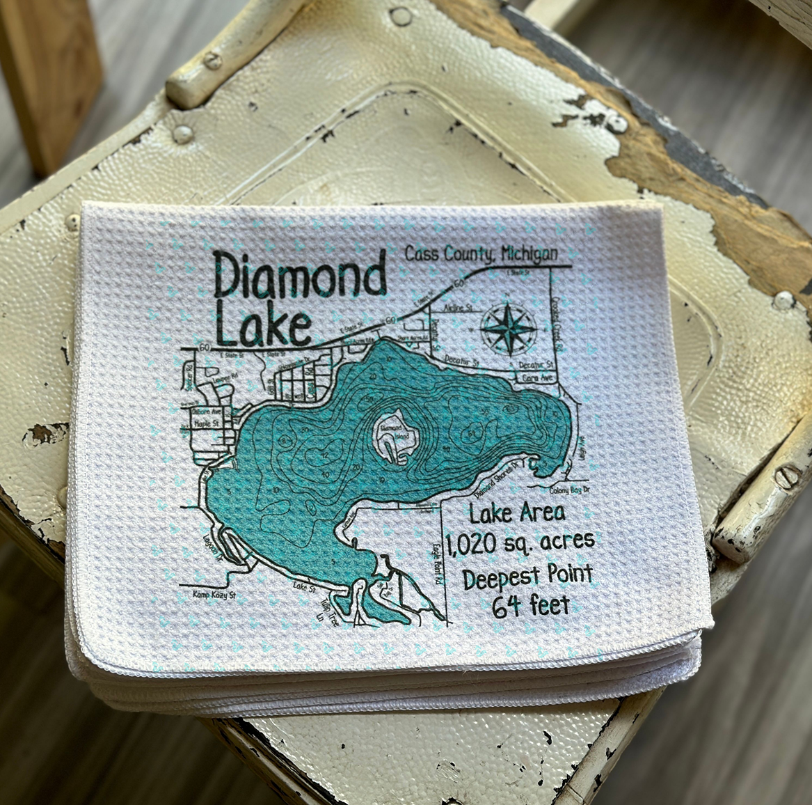 Diamond Lake Dish Towel