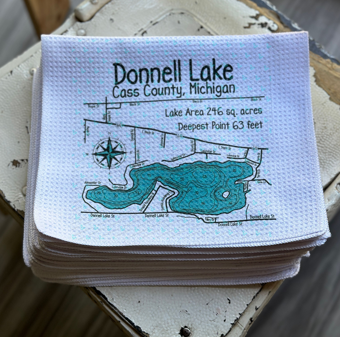 Donnell Lake Dish Towel