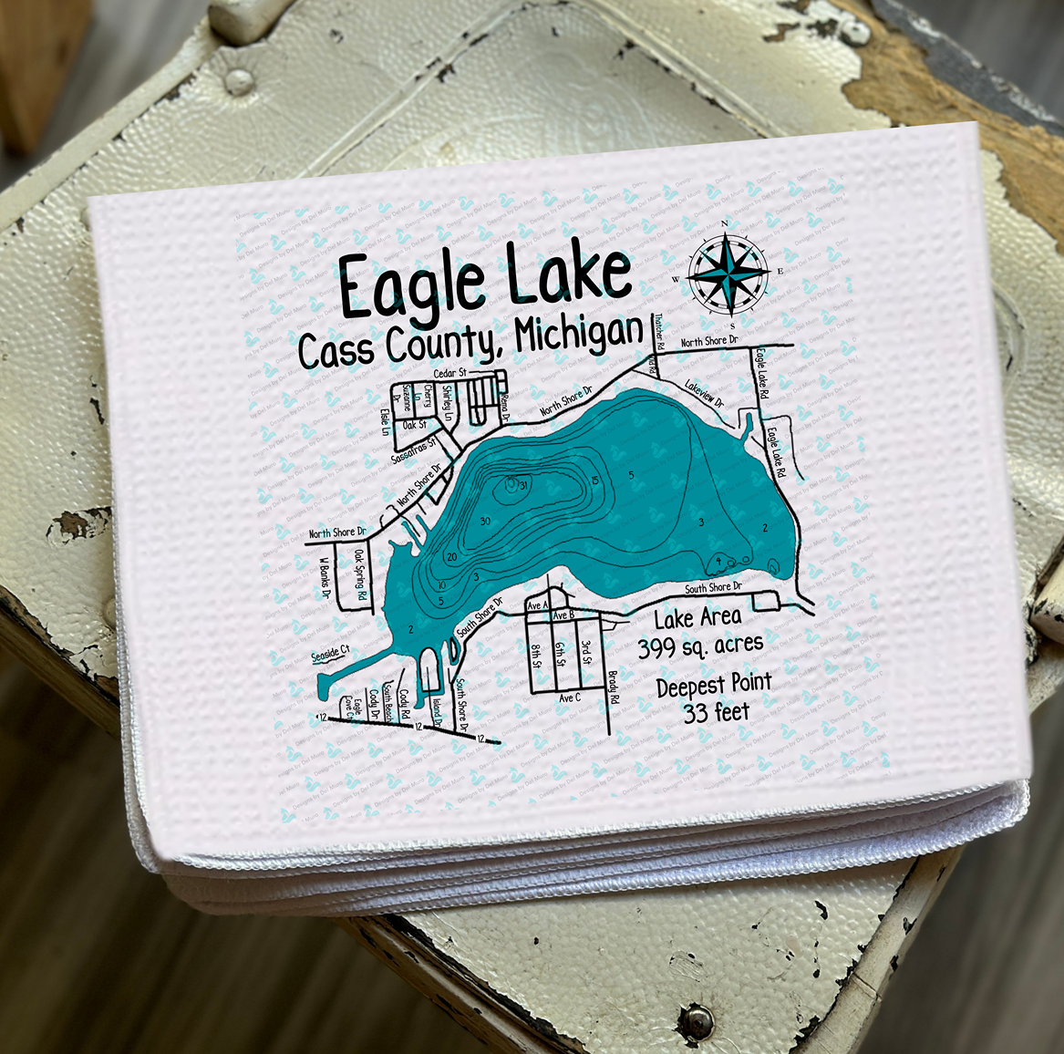 Eagle Lake Dish Towel