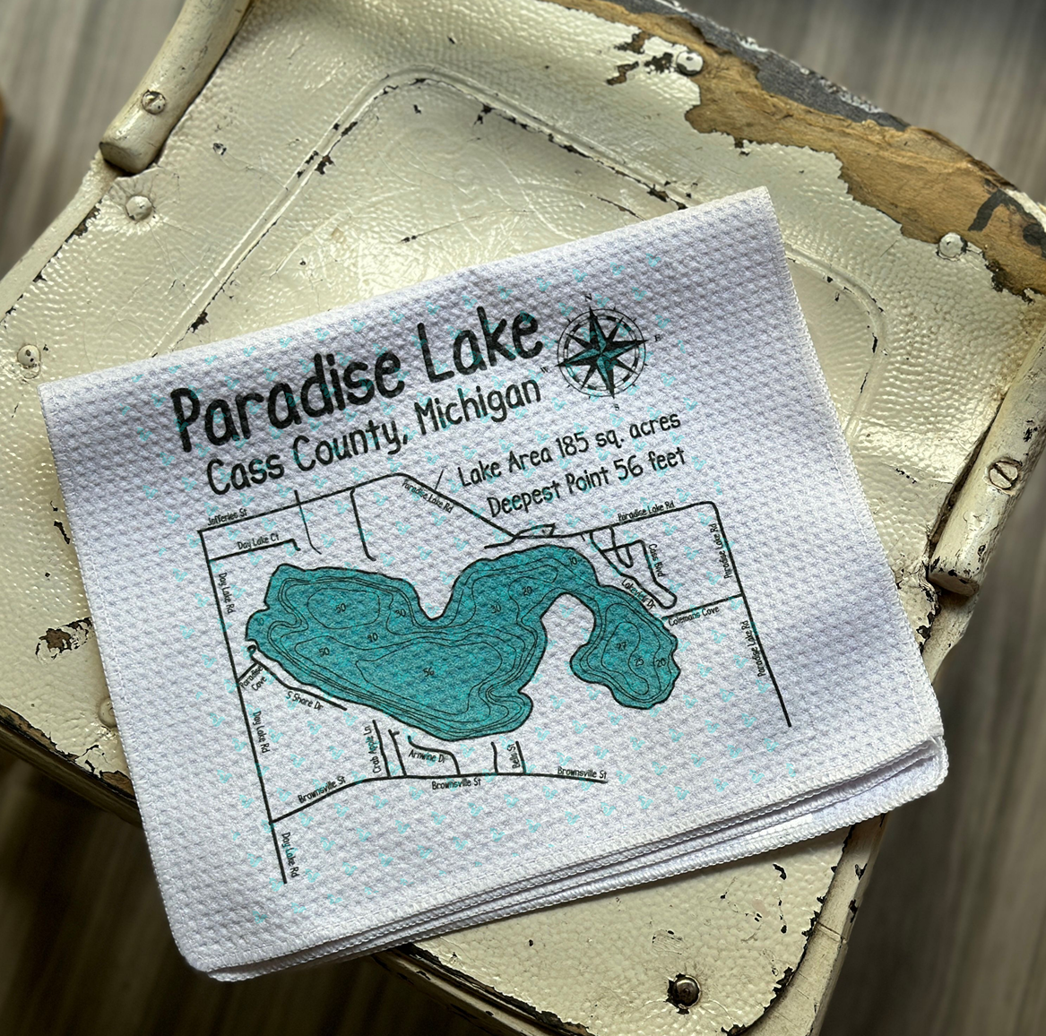 Paradise Lake Dish Towel