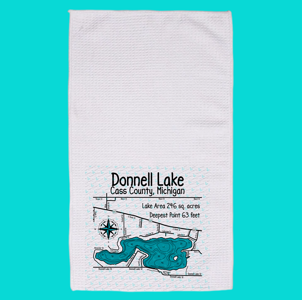 Donnell Lake Dish Towel