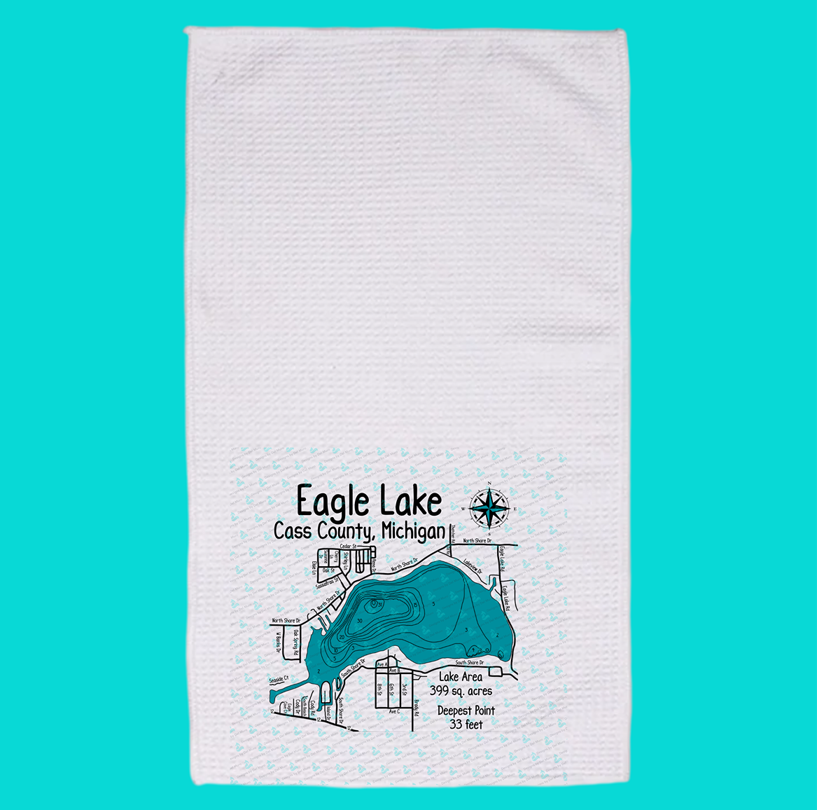 Eagle Lake Dish Towel