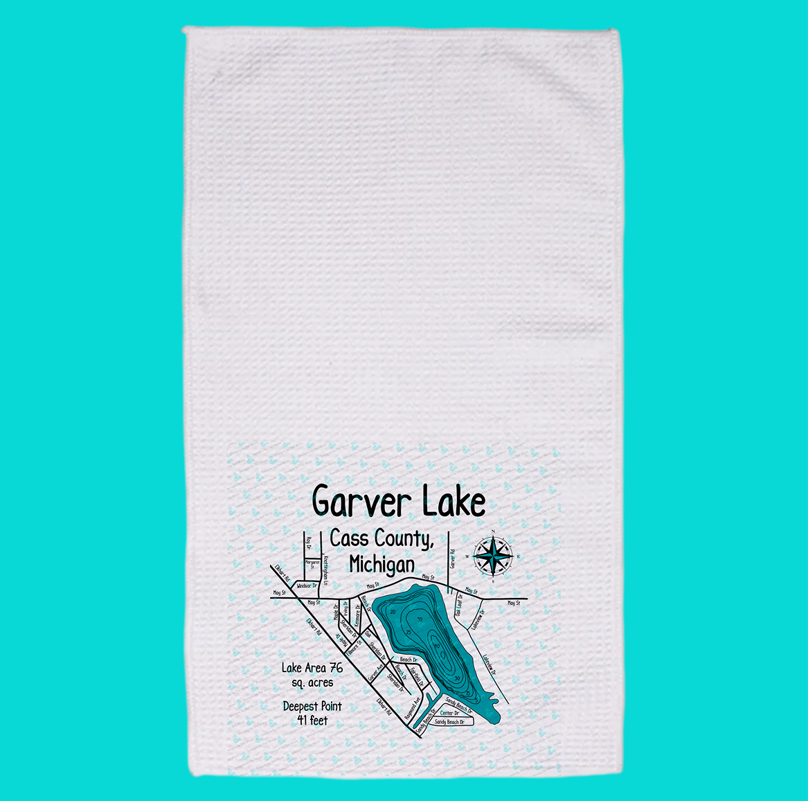 Garver Lake Dish Towel