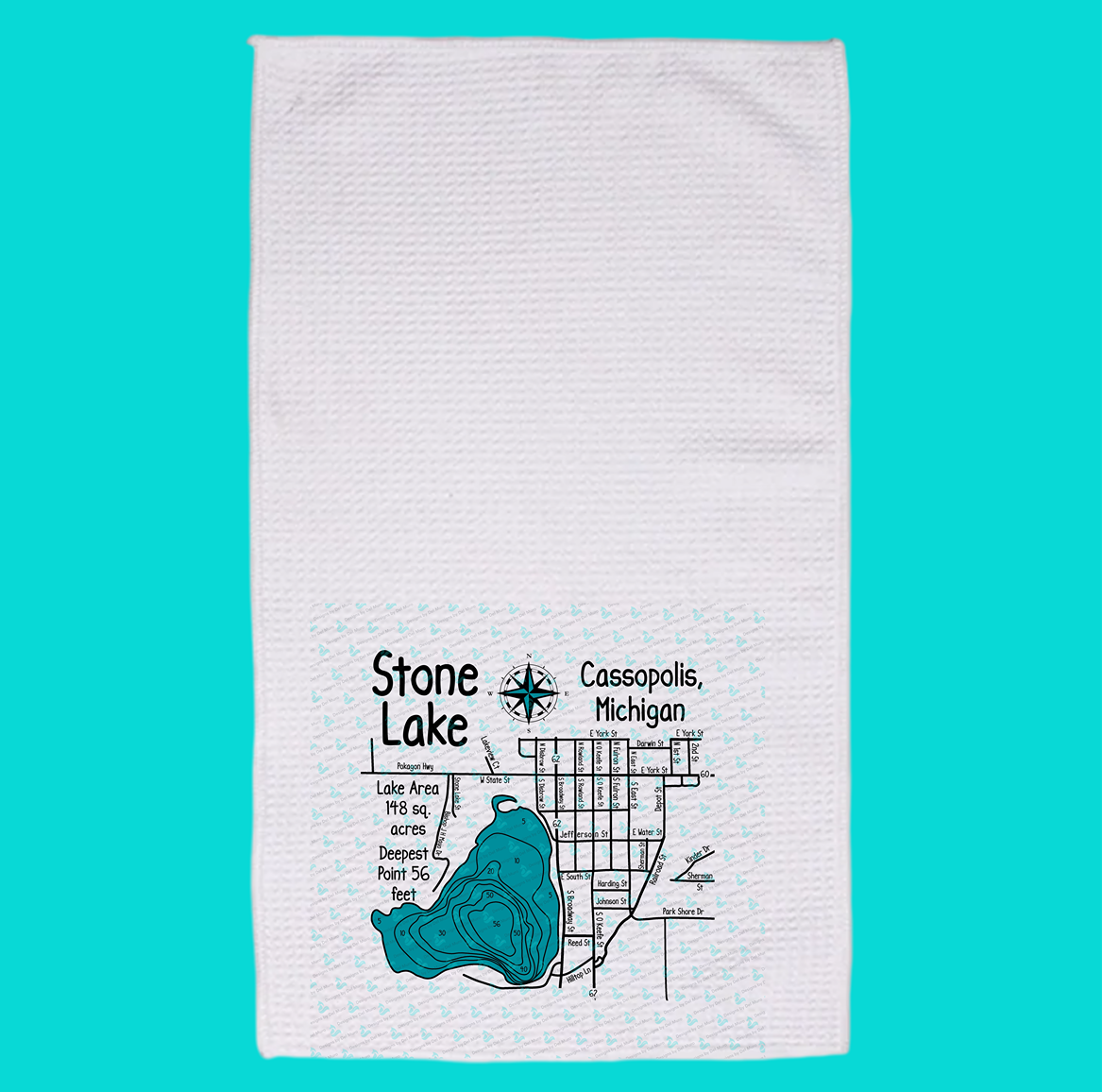 Stone Lake Dish Towel