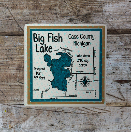 Big Fish Lake Sandstone Coasters