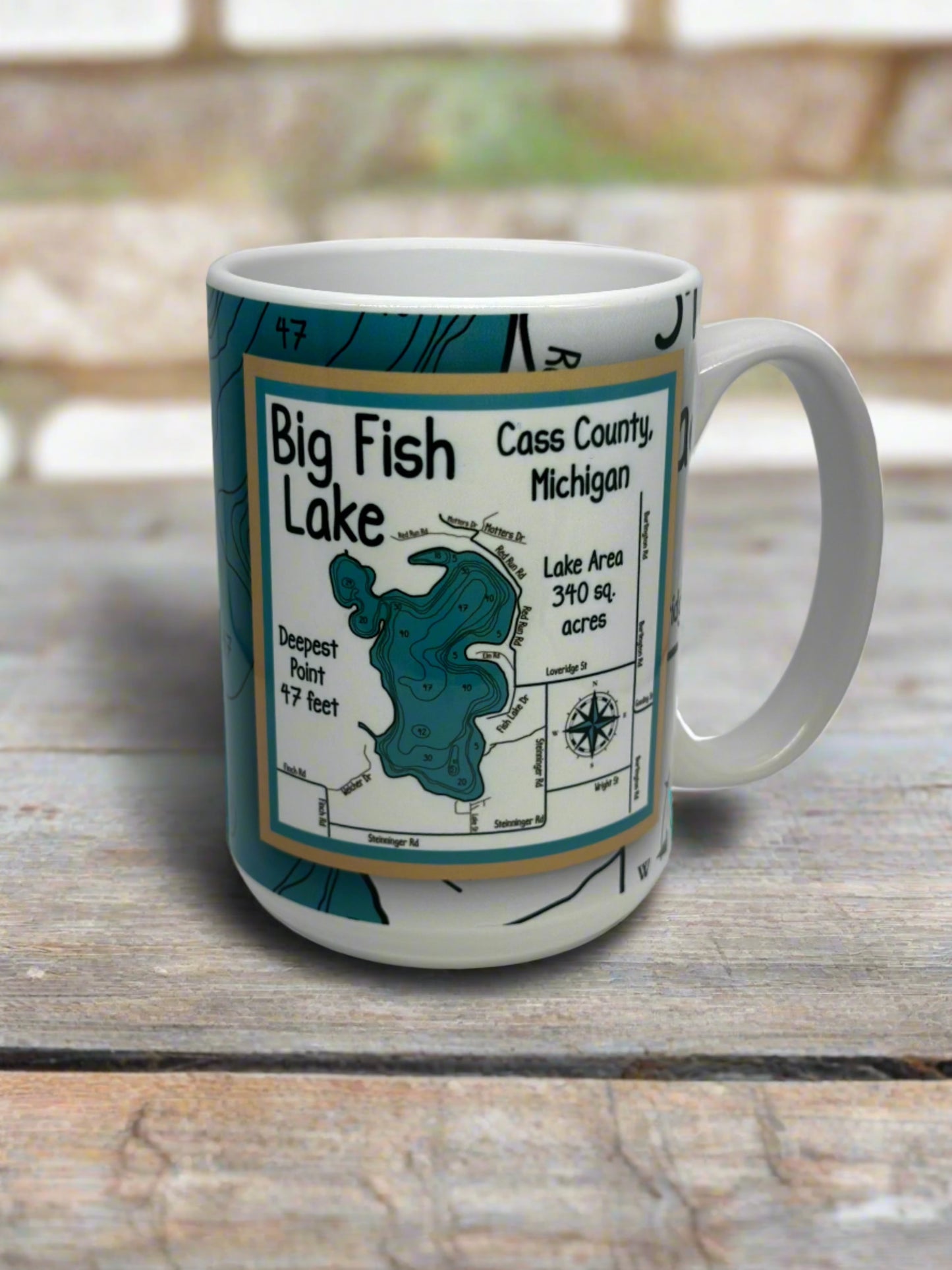 Big Fish Lake 15oz Mug