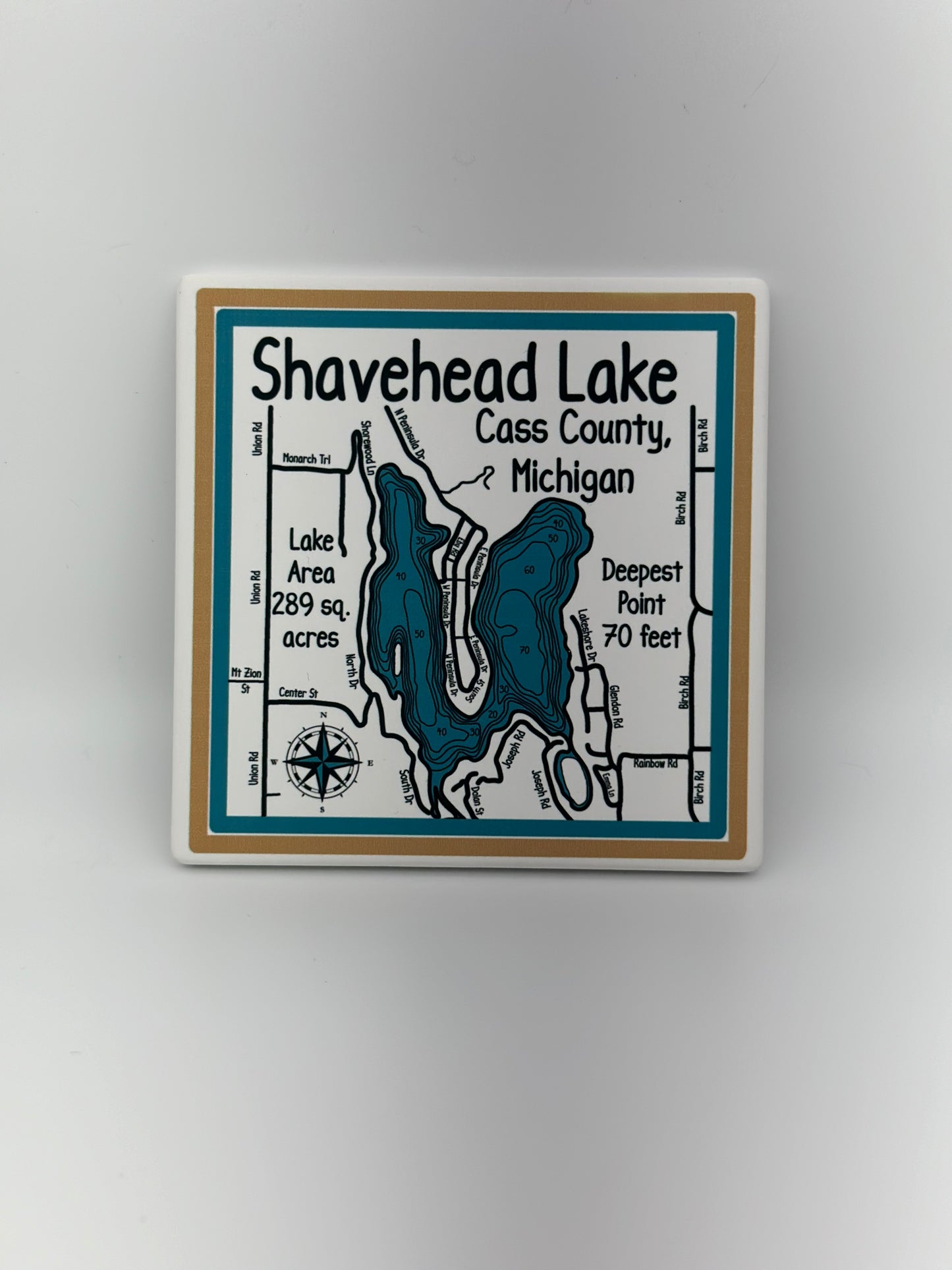 Shavehead Lake Coasters